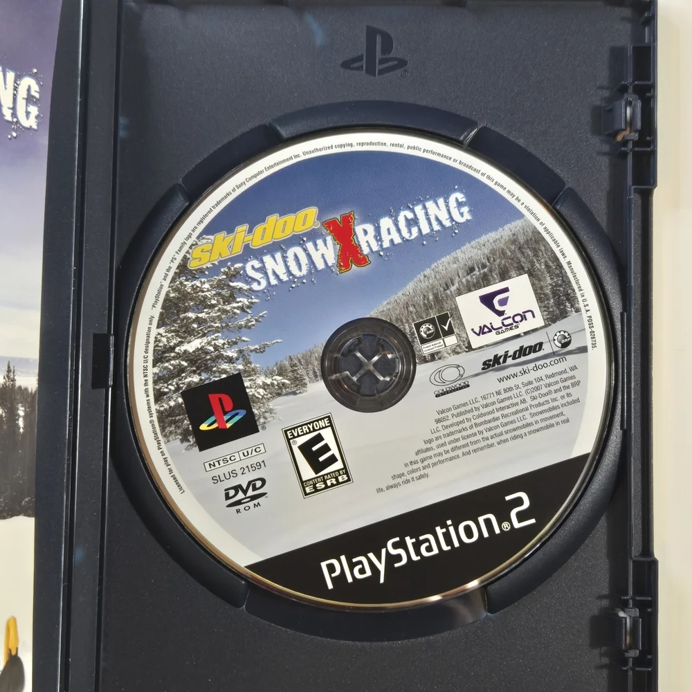 Sony PlayStation 2 Ski-Doo Snow X Racing - Black and Yellow